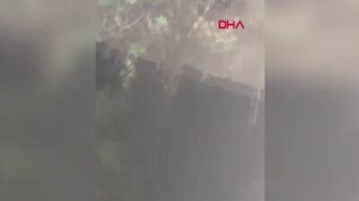 Antalya Alanya'da su kanalında mahsur
