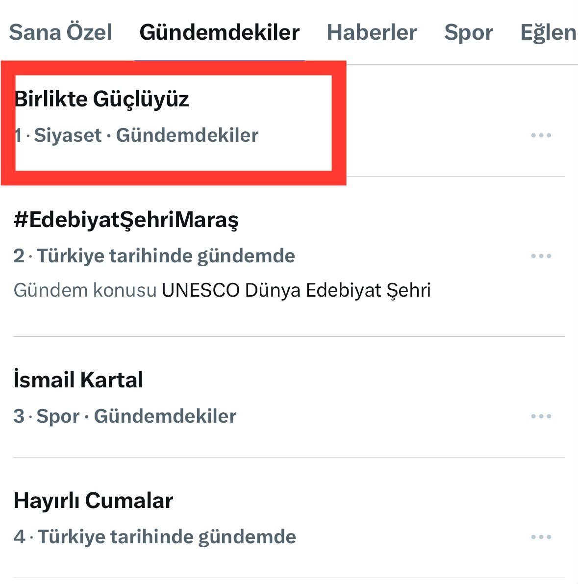 Cumhurbaşkanlığı İletişim Başkanlığı'nın başlattığı 'Birlikte