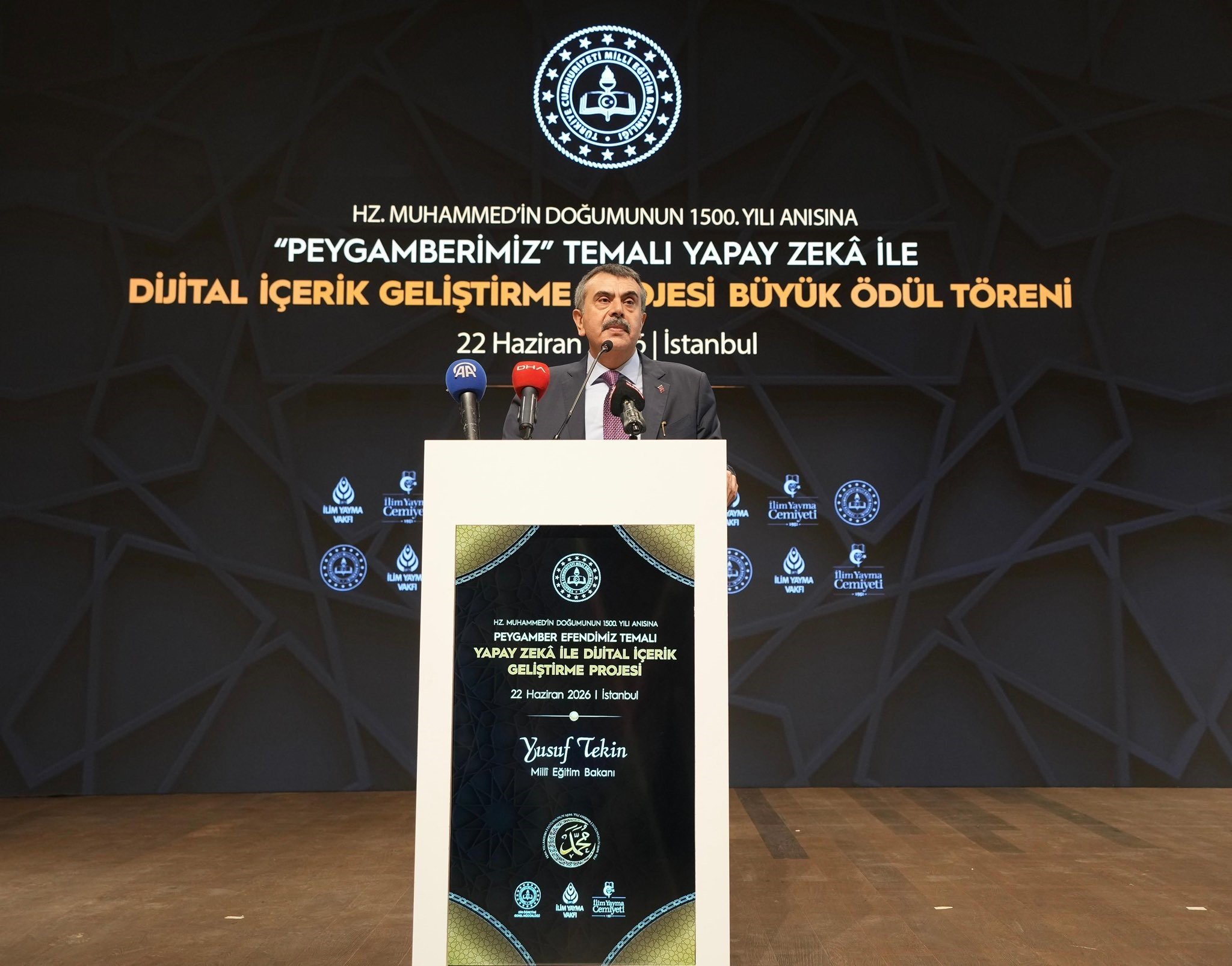 Milli Eğitim Bakanı Yusuf Tekin,