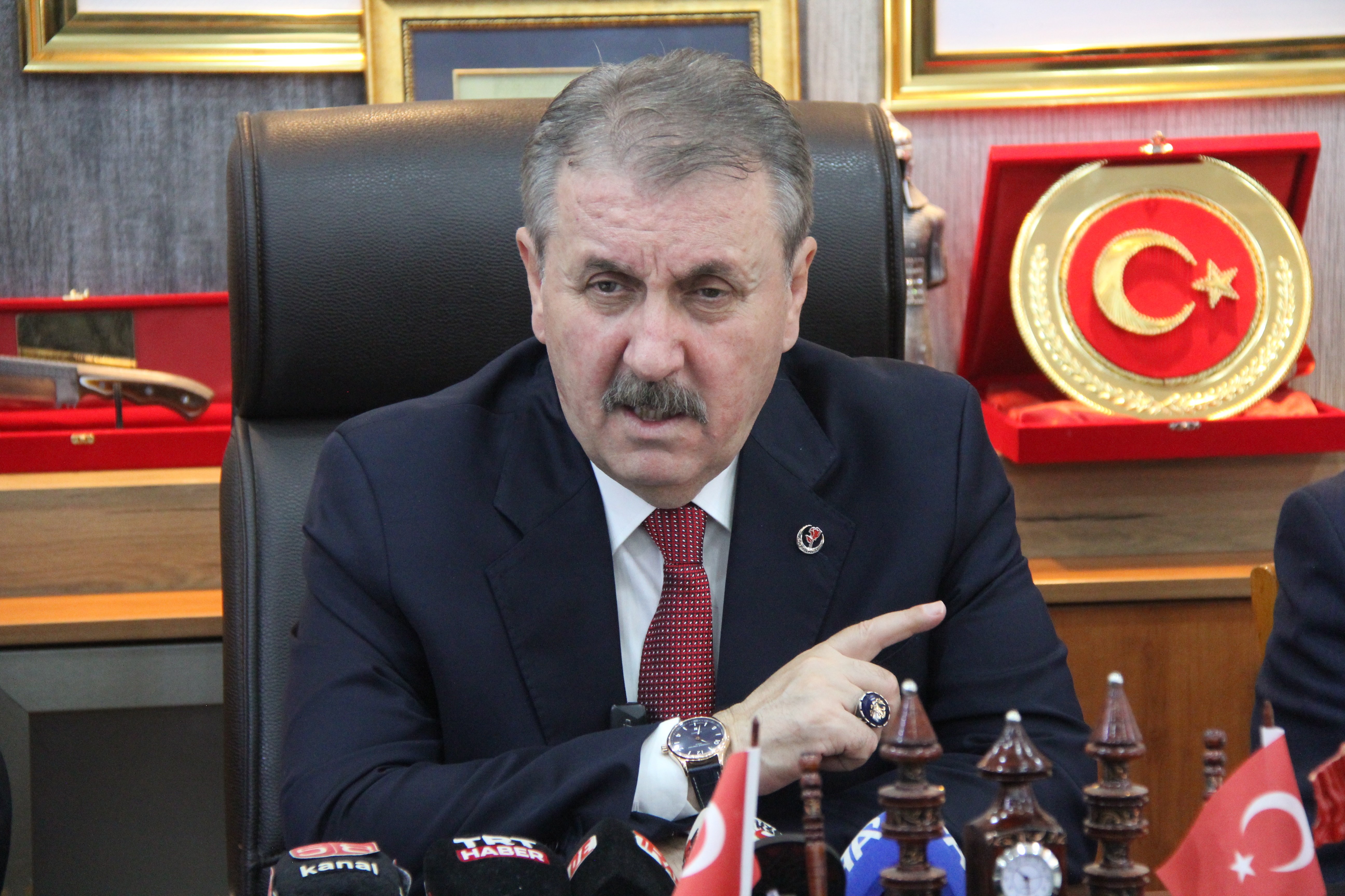 BBP Genel Başkanı Mustafa Destici,