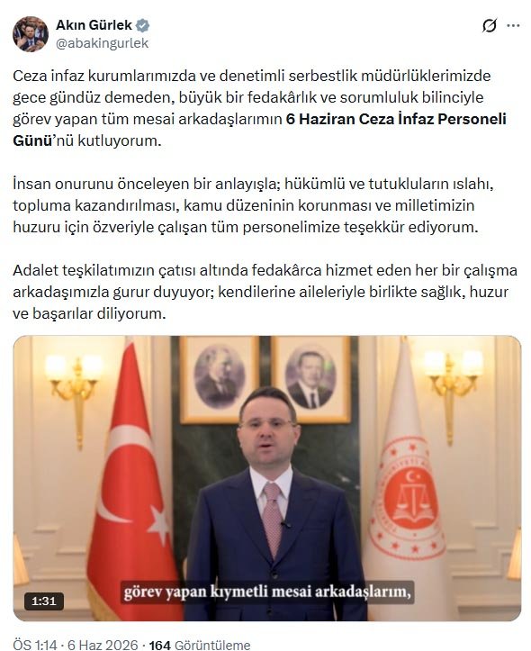 Adalet Bakanı Akın Gürlek, 6