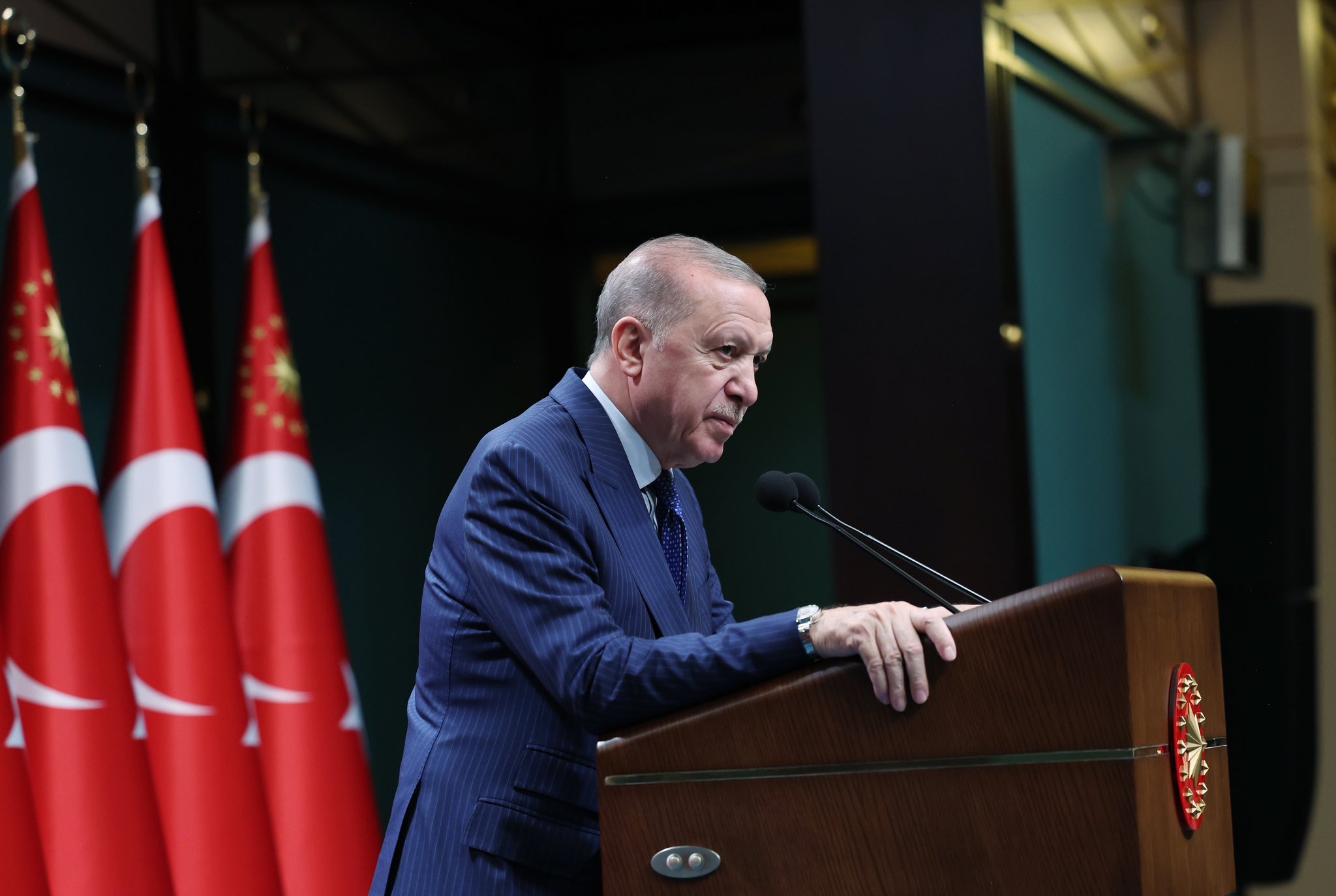 Cumhurbaşkanı Erdoğan, Kabine Toplantısı sonrası