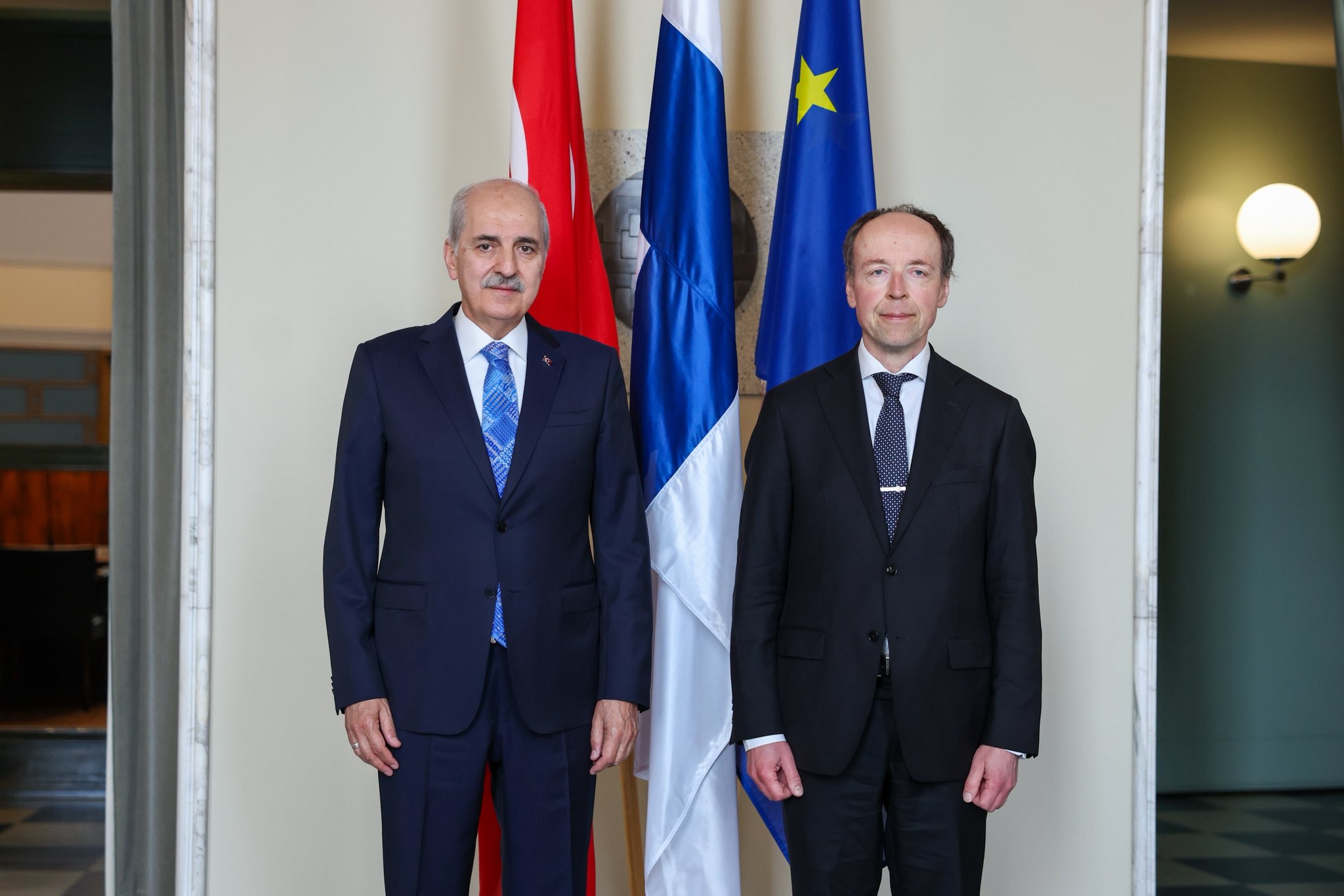 TBMM Başkanı Numan Kurtulmuş, Helsinki'de