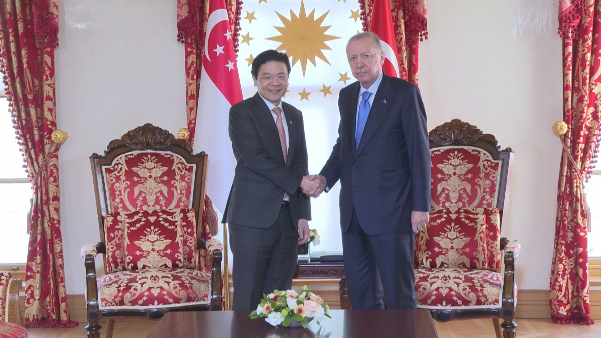 Cumhurbaşkanı Erdoğan, Singapur Başbakanı Lawrence