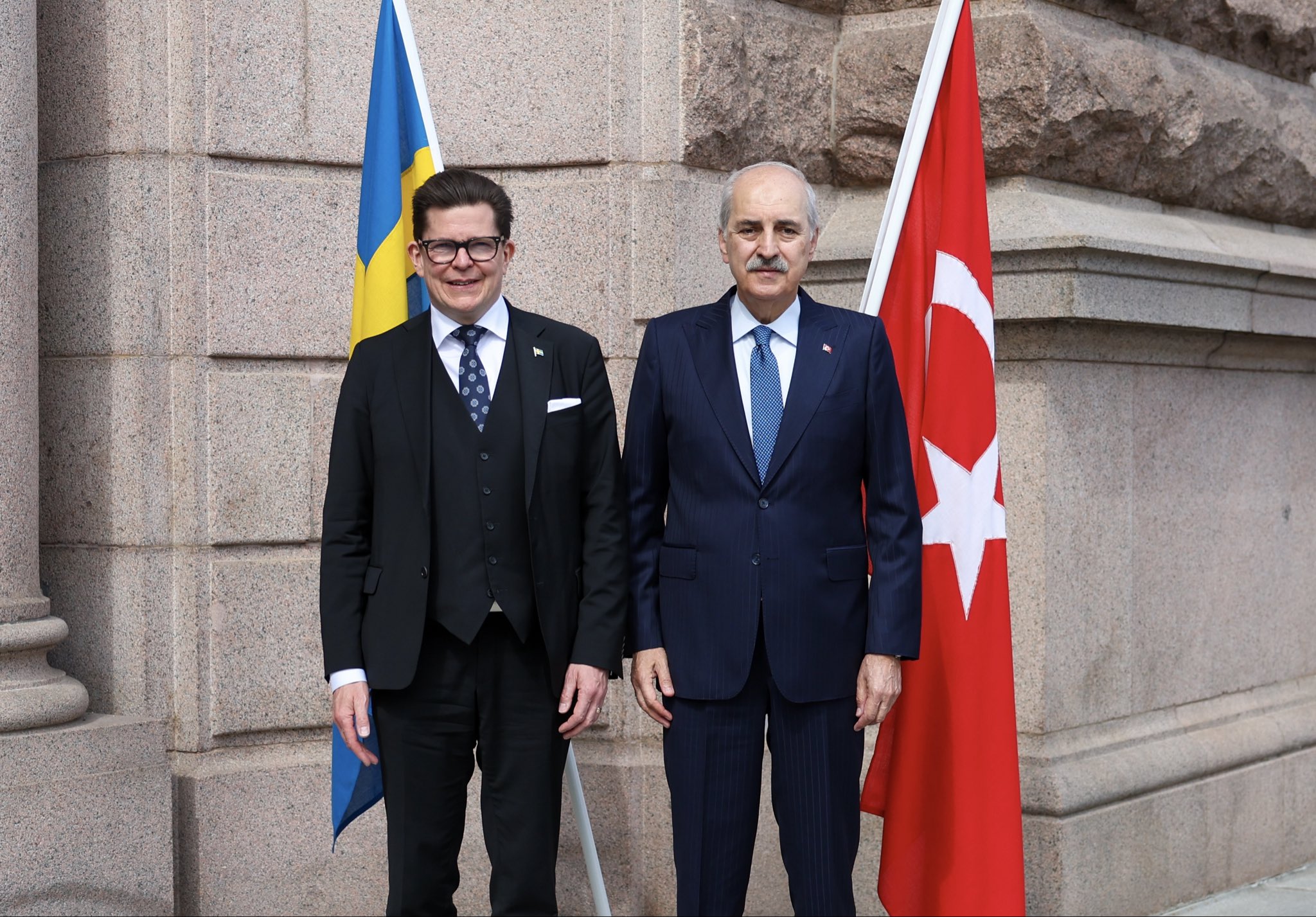 TBMM Başkanı Numan Kurtulmuş, Stokholm'de