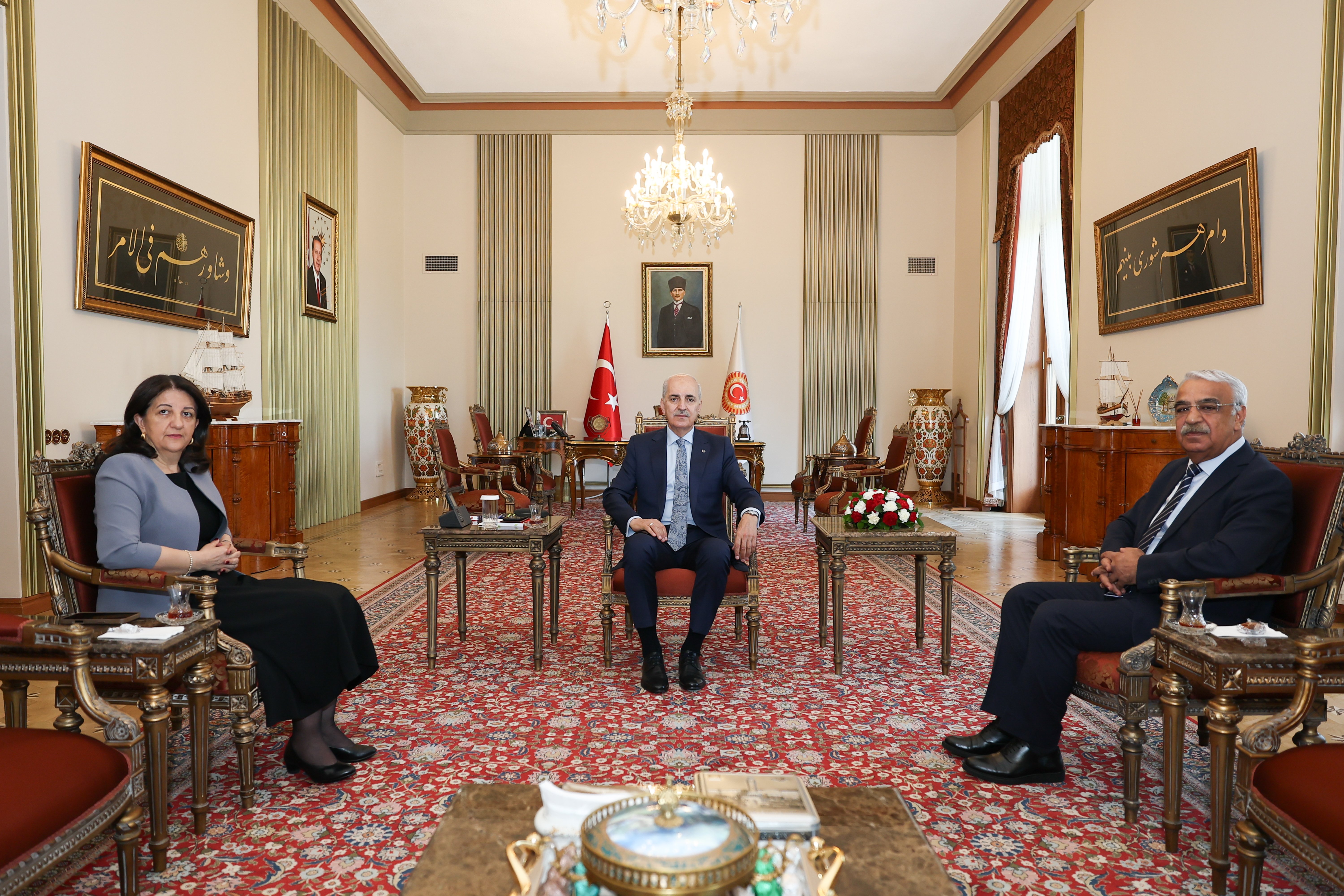 TBMM Başkanı Numan Kurtulmuş, DEM