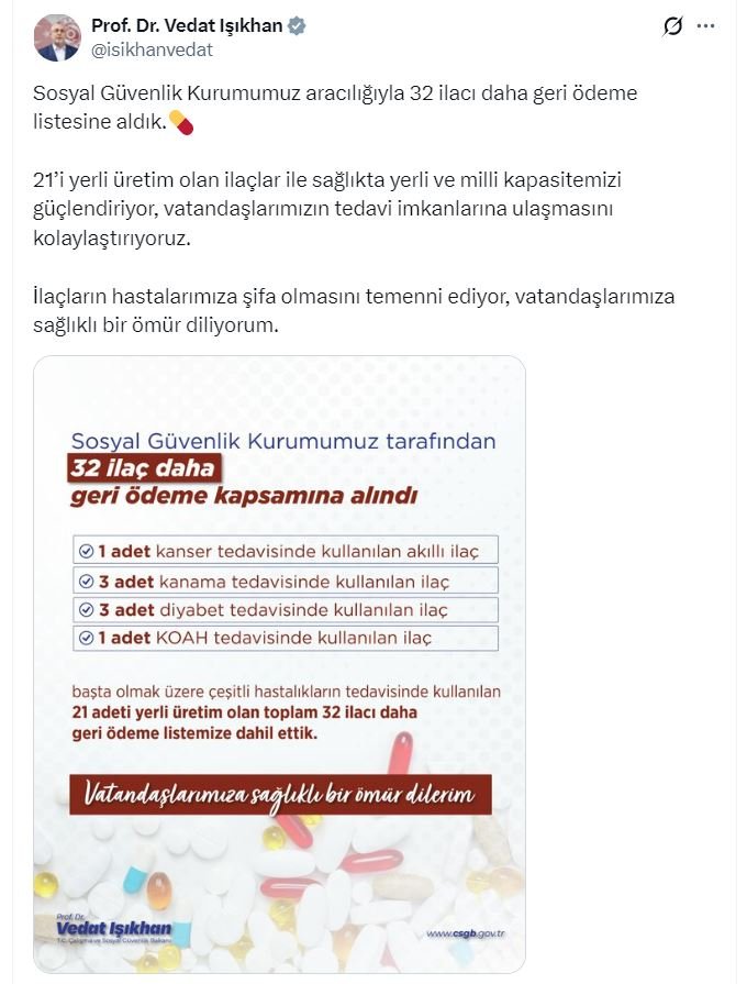 Çalışma ve Sosyal Güvenlik Bakanı