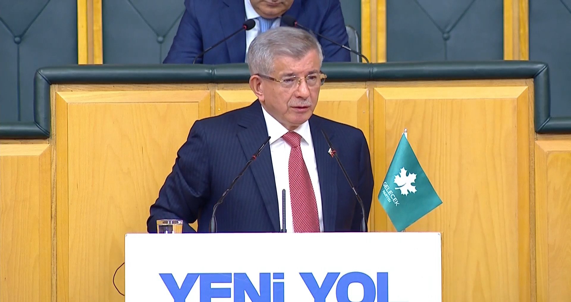 Gelecek Partisi Lideri Ahmet Davutoğlu,