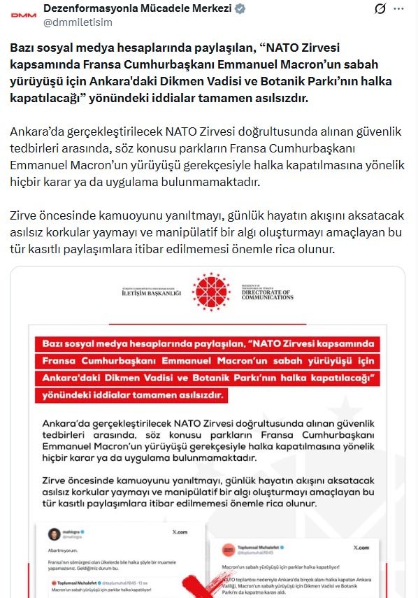 Dezenformasyonla Mücadele Merkezi (DMM), NATO