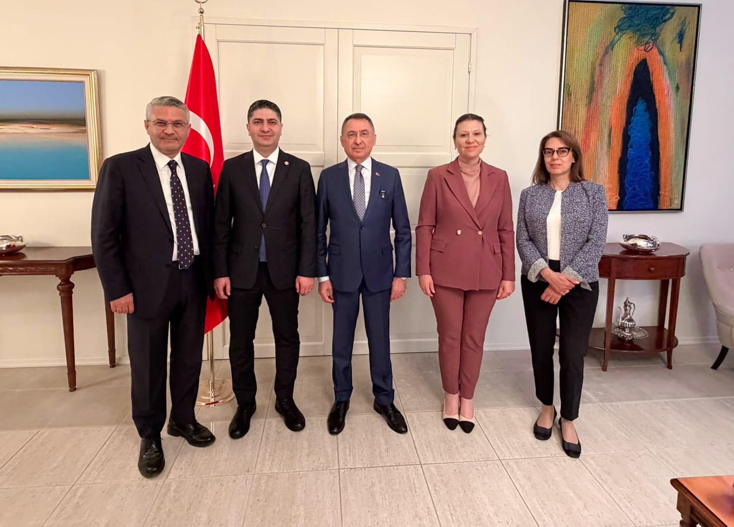 Fuat Oktay, Estonya'da yaptığı