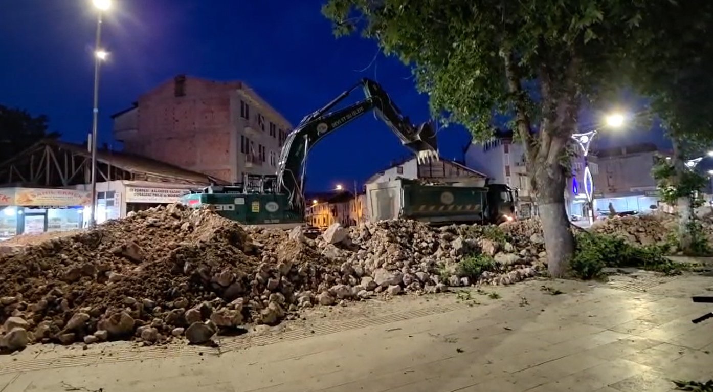 Tokat Turhal'da Almus Barajı'ndaki taşkın