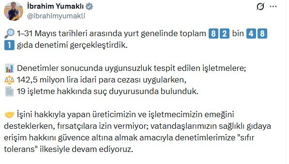 Tarım ve Orman Bakanı