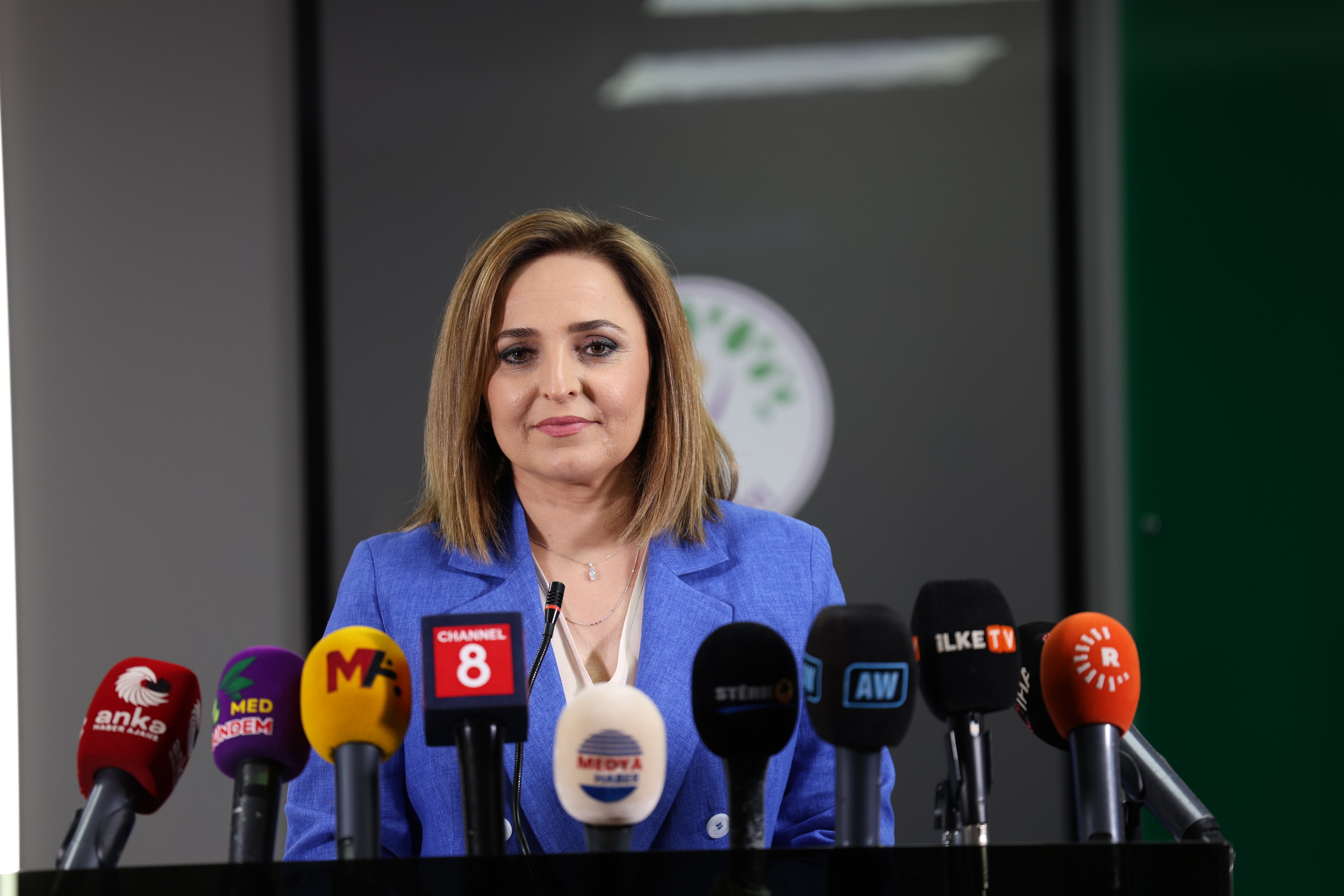 DEM Parti Sözcüsü Ayşegül Doğan,