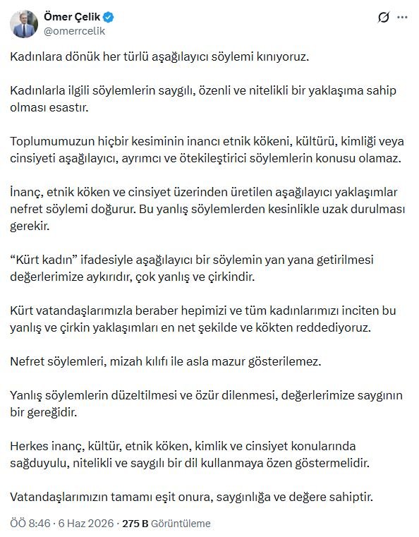AK Parti Sözcüsü Ömer Çelik,