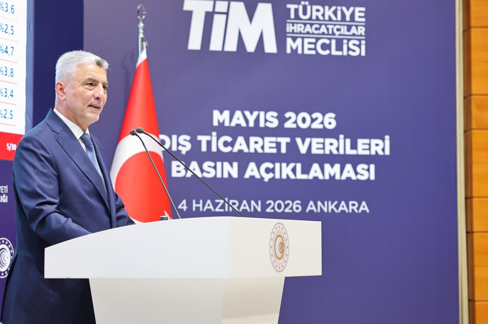 Ticaret Bakanı Ömer Bolat, mayıs
