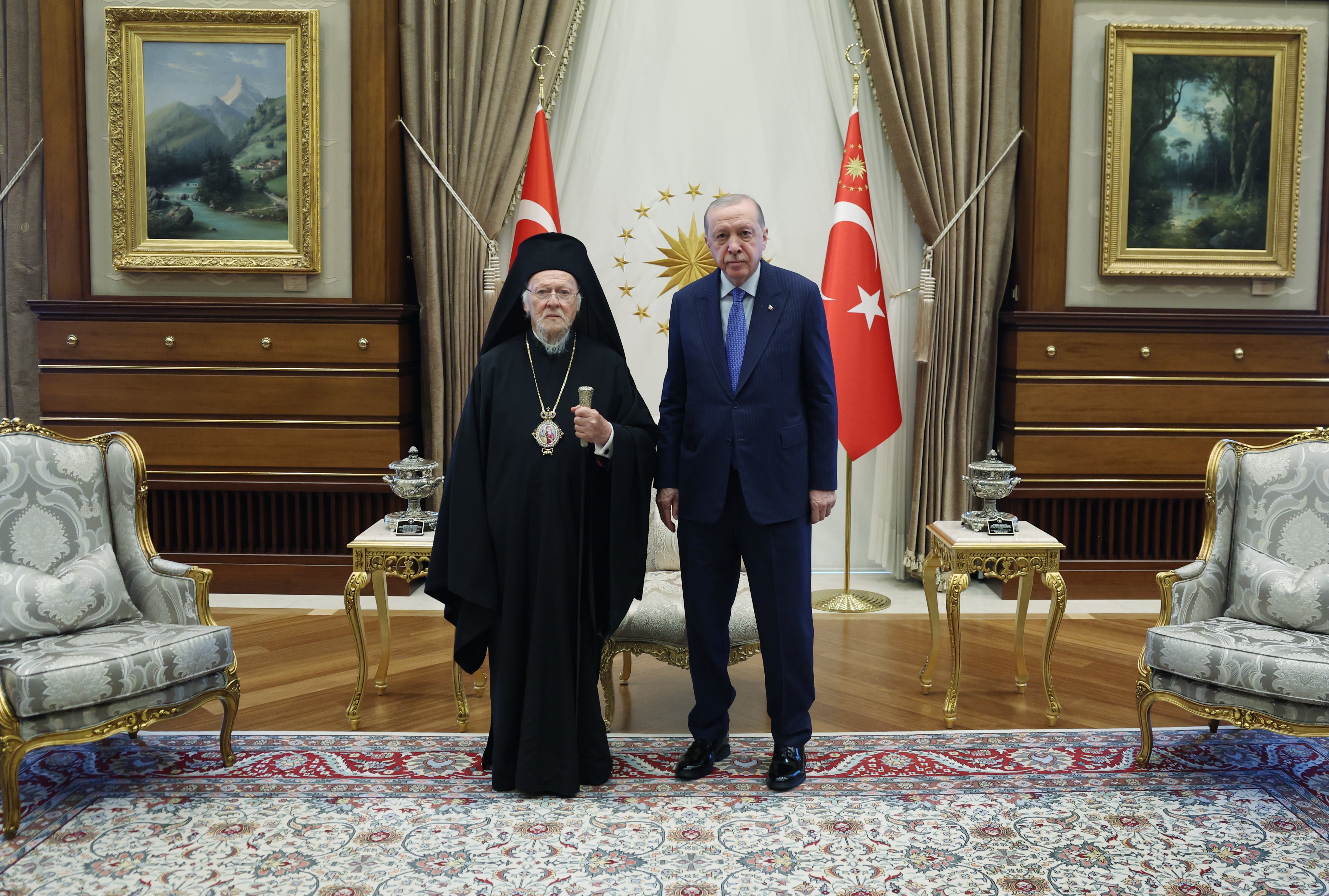 Cumhurbaşkanı Erdoğan, Fener Rum Patriği