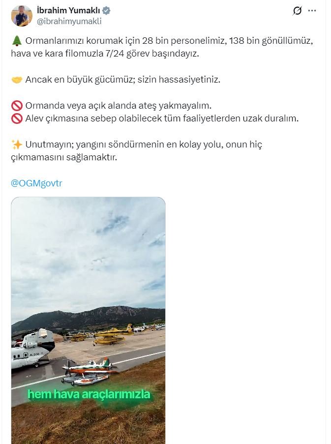 Tarım ve Orman Bakanı İbrahim
