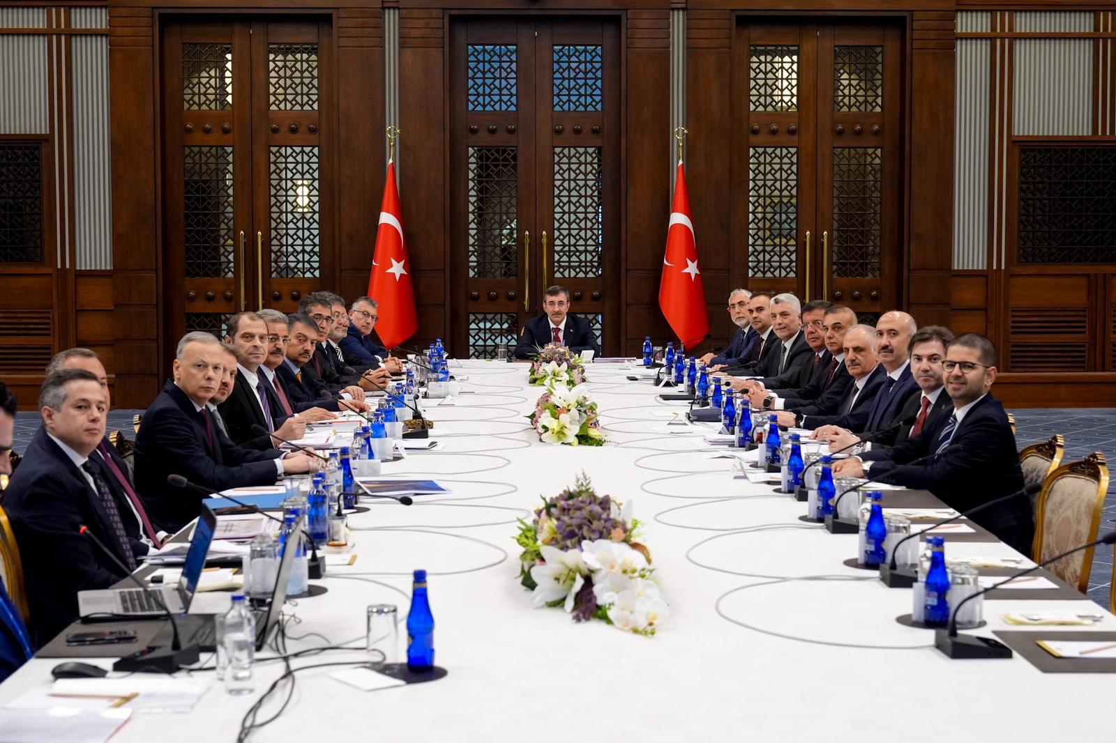 Cumhurbaşkanı Yardımcısı Cevdet Yılmaz başkanlığında