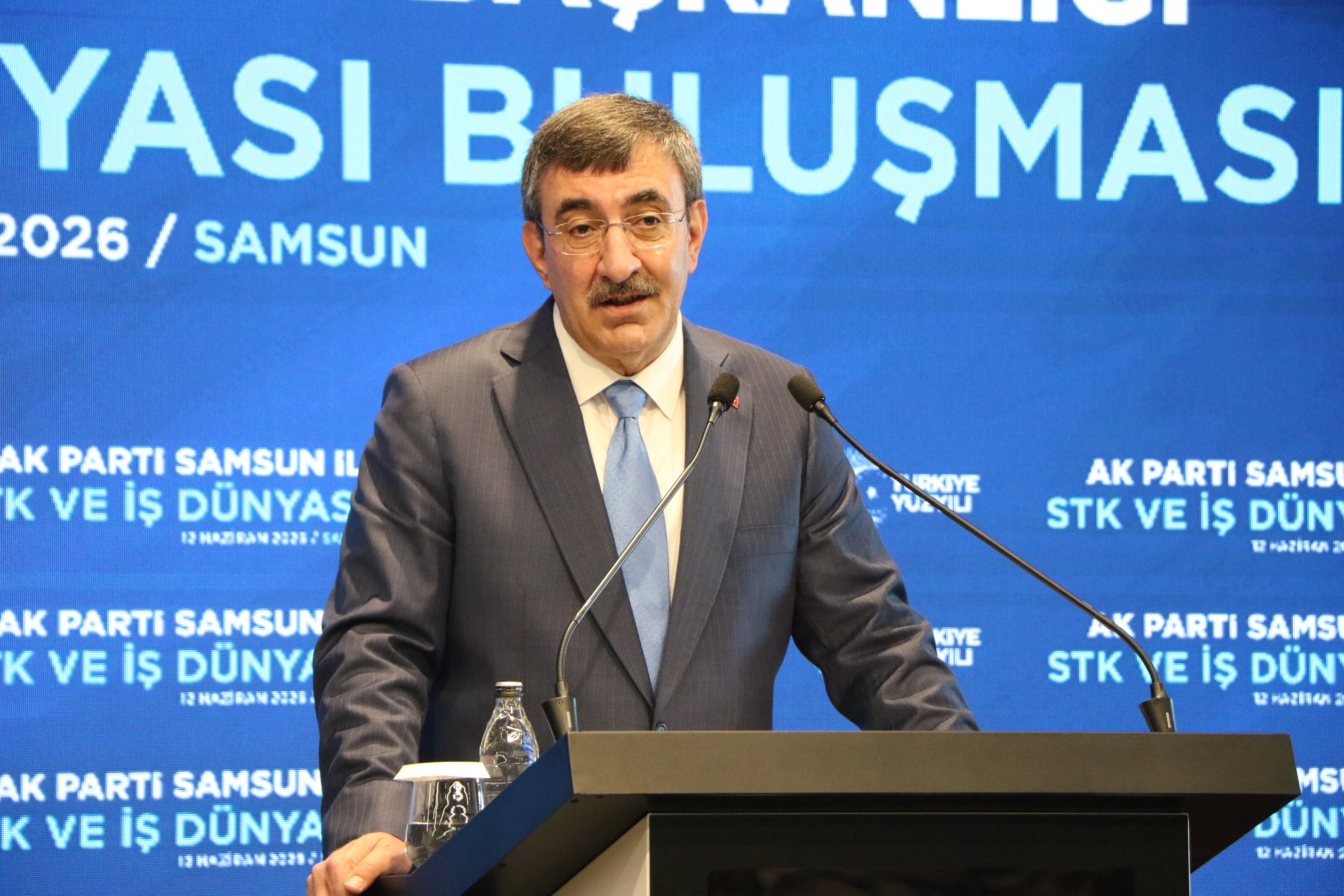 Cumhurbaşkanı Yardımcısı Cevdet Yılmaz, Samsun'da