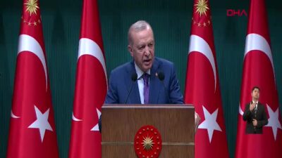 Cumhurbaşkanı Erdoğan, Kabine Toplantısı sonrası