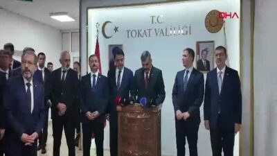 İçişleri Bakanı Mustafa Çiftçi, Tokat'taki