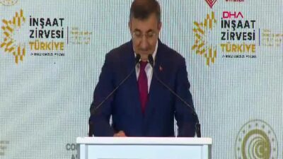 Cumhurbaşkanı Yardımcısı Cevdet Yılmaz, inşaat