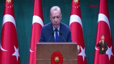 Cumhurbaşkanı Erdoğan, Kabine Toplantısı sonrası
