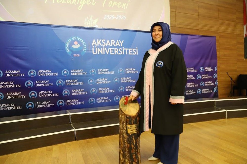 Aksaray Üniversitesi'nde 3 çocuk annesi