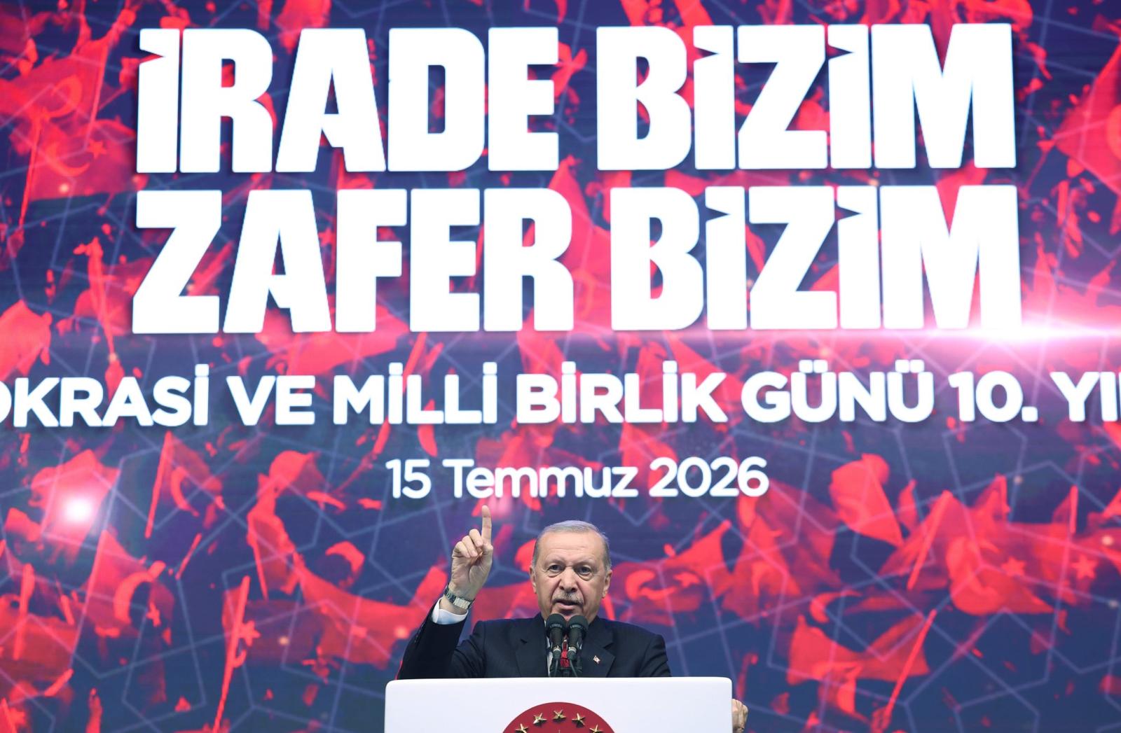 Cumhurbaşkanı Erdoğan, 15 Temmuz etkinliğinde
