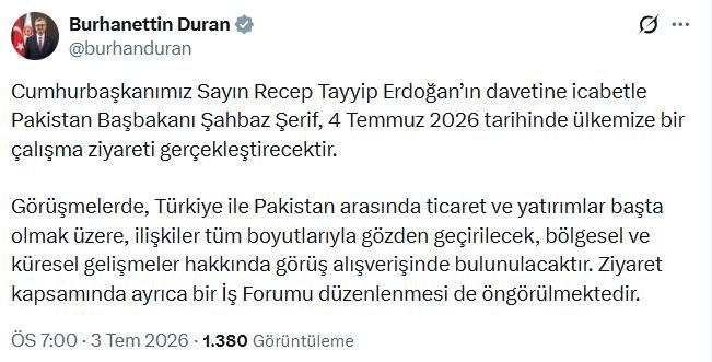 Pakistan Başbakanı Şahbaz Şerif, Cumhurbaşkanı