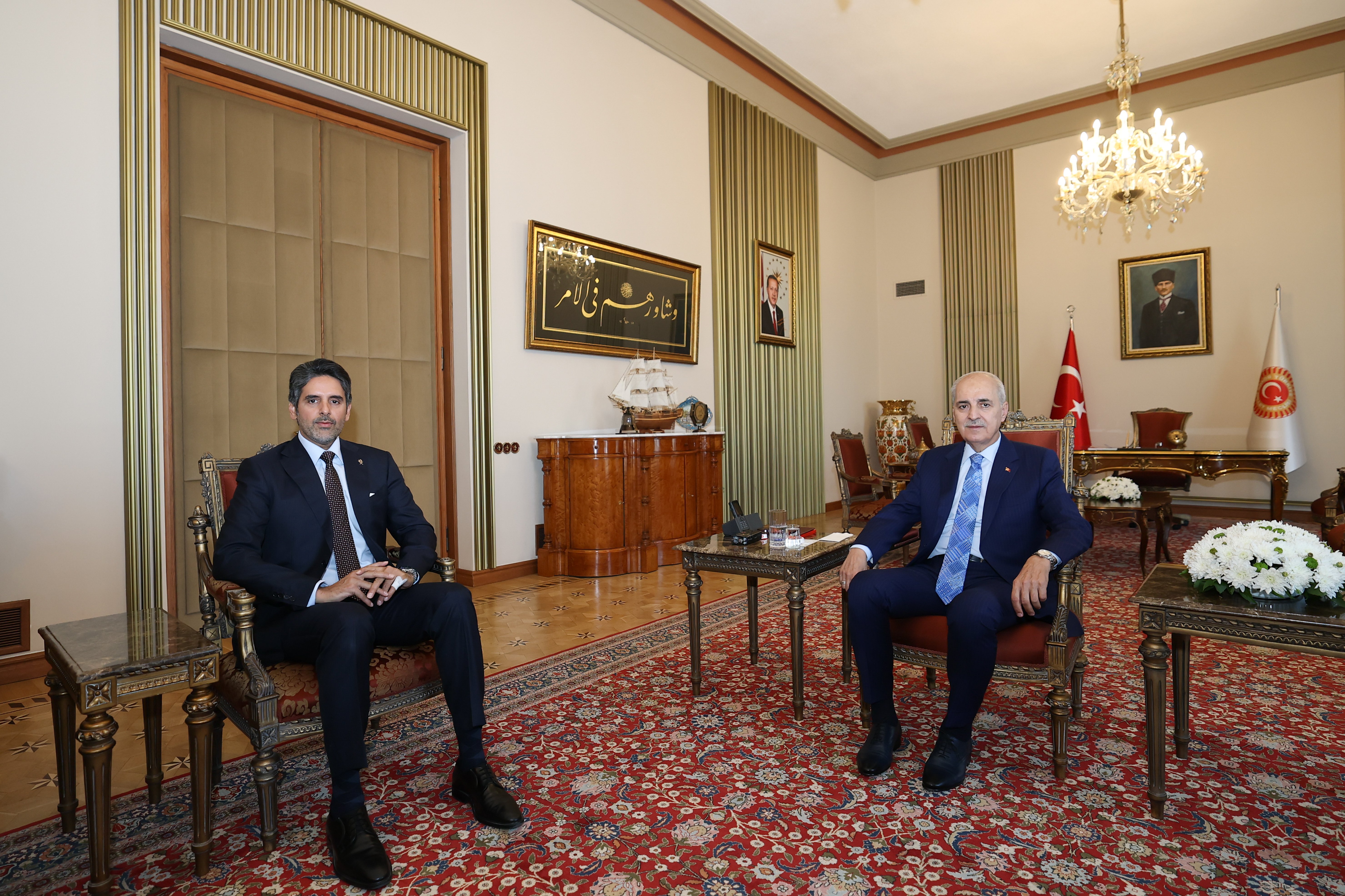 TBMM Başkanı Numan Kurtulmuş, Katar