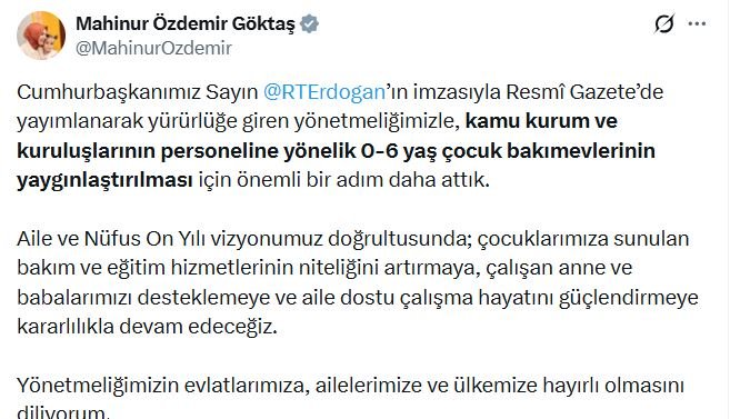 Aile ve Sosyal Hizmetler Bakanı