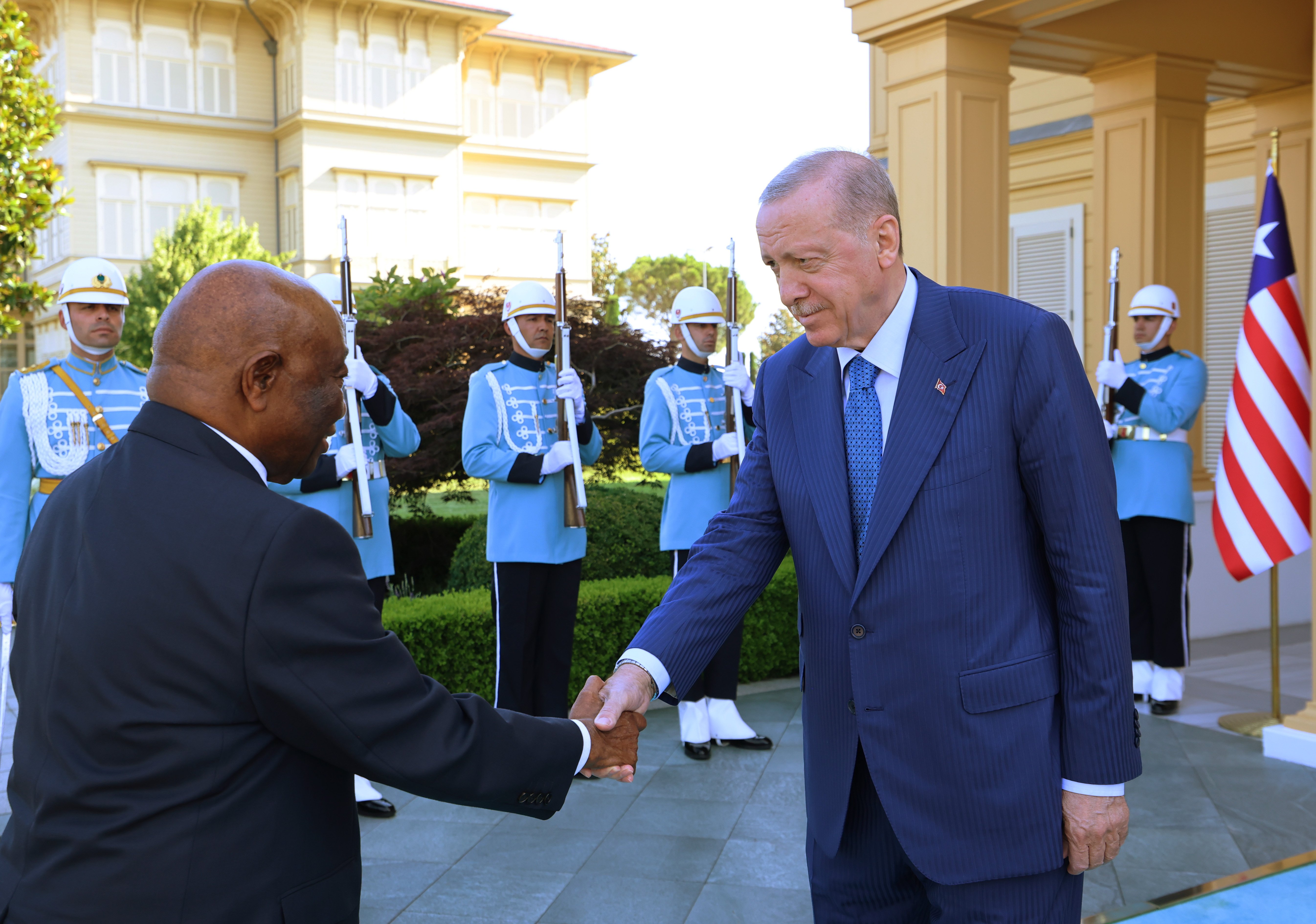 Cumhurbaşkanı Erdoğan, Liberya Cumhurbaşkanı Joseph
