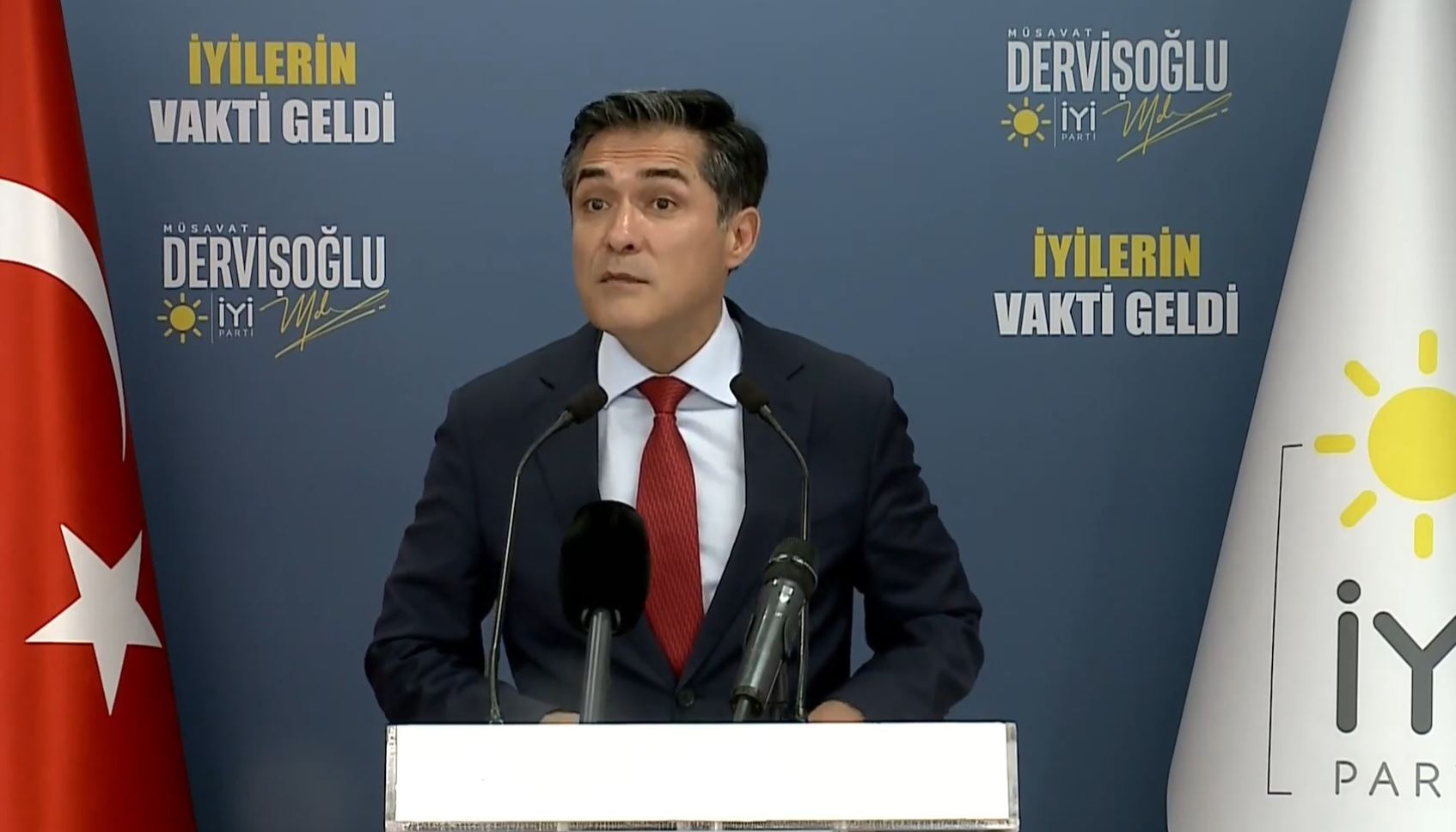 İYİ Parti Sözcüsü Buğra Kavuncu,