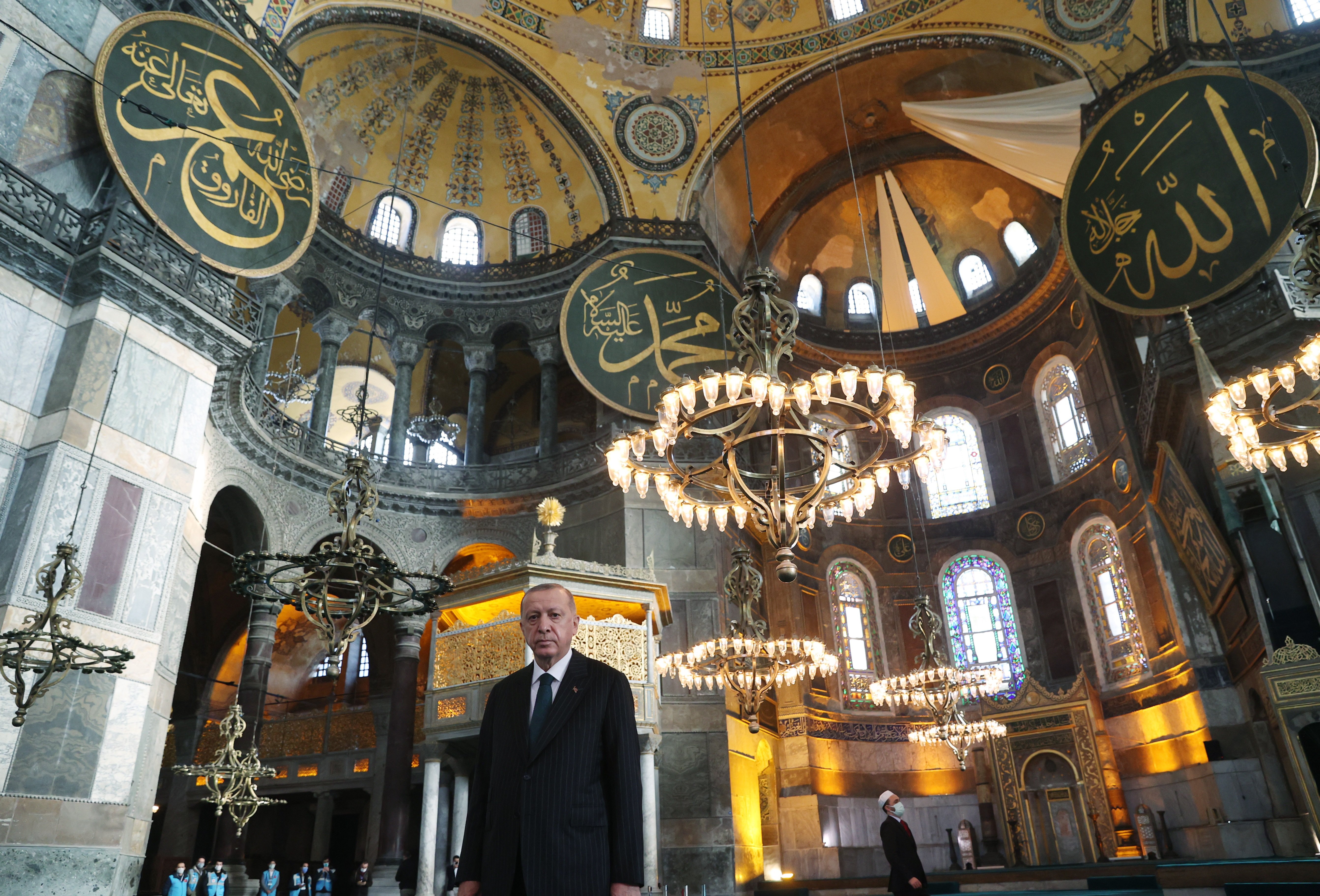 Cumhurbaşkanı Erdoğan, Ayasofya-i Kebîr Cami-i