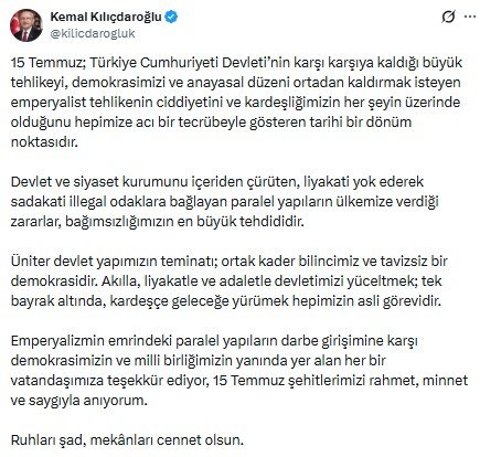CHP lideri Kemal Kılıçdaroğlu, 15