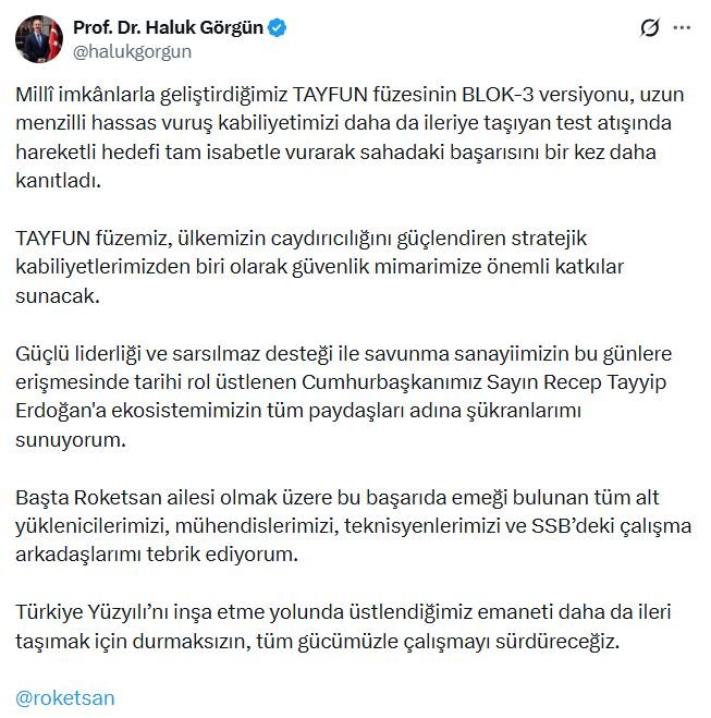 Savunma Sanayii Başkanı Haluk Görgün,
