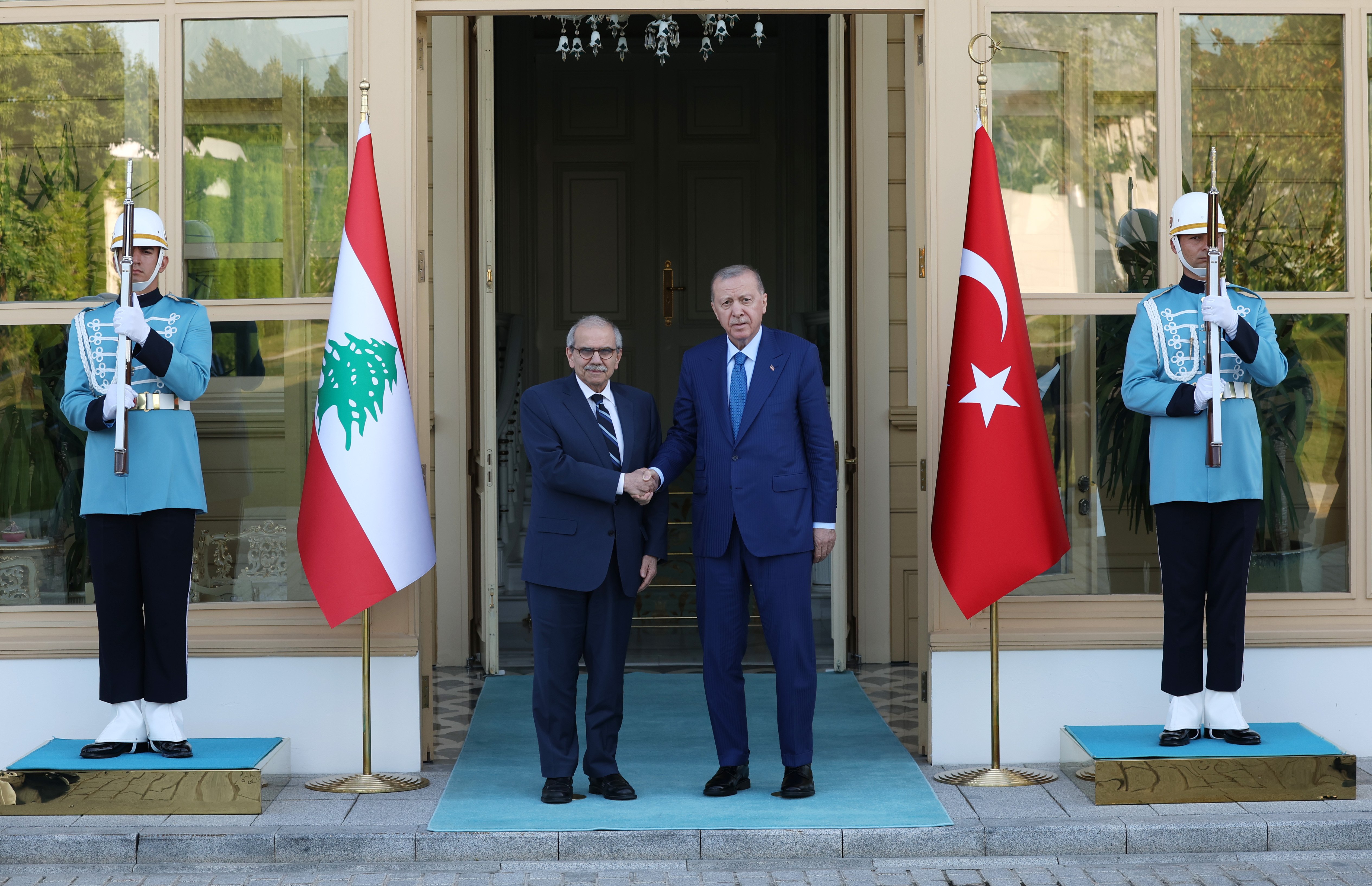 Cumhurbaşkanı Erdoğan, Lübnan Başbakanı Nawaf