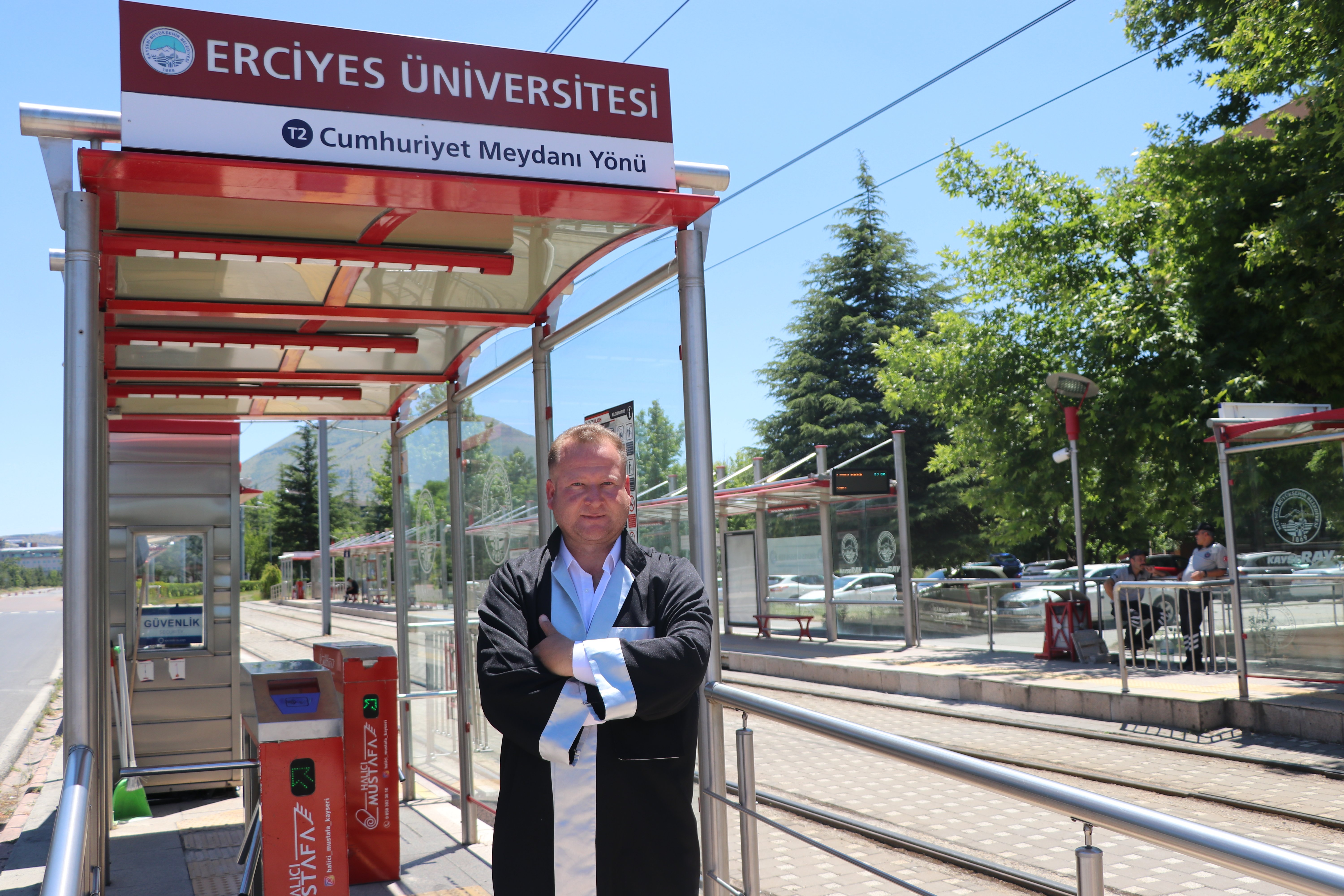 Bekir Akgüneş, Erciyes Üniversitesi tramvay