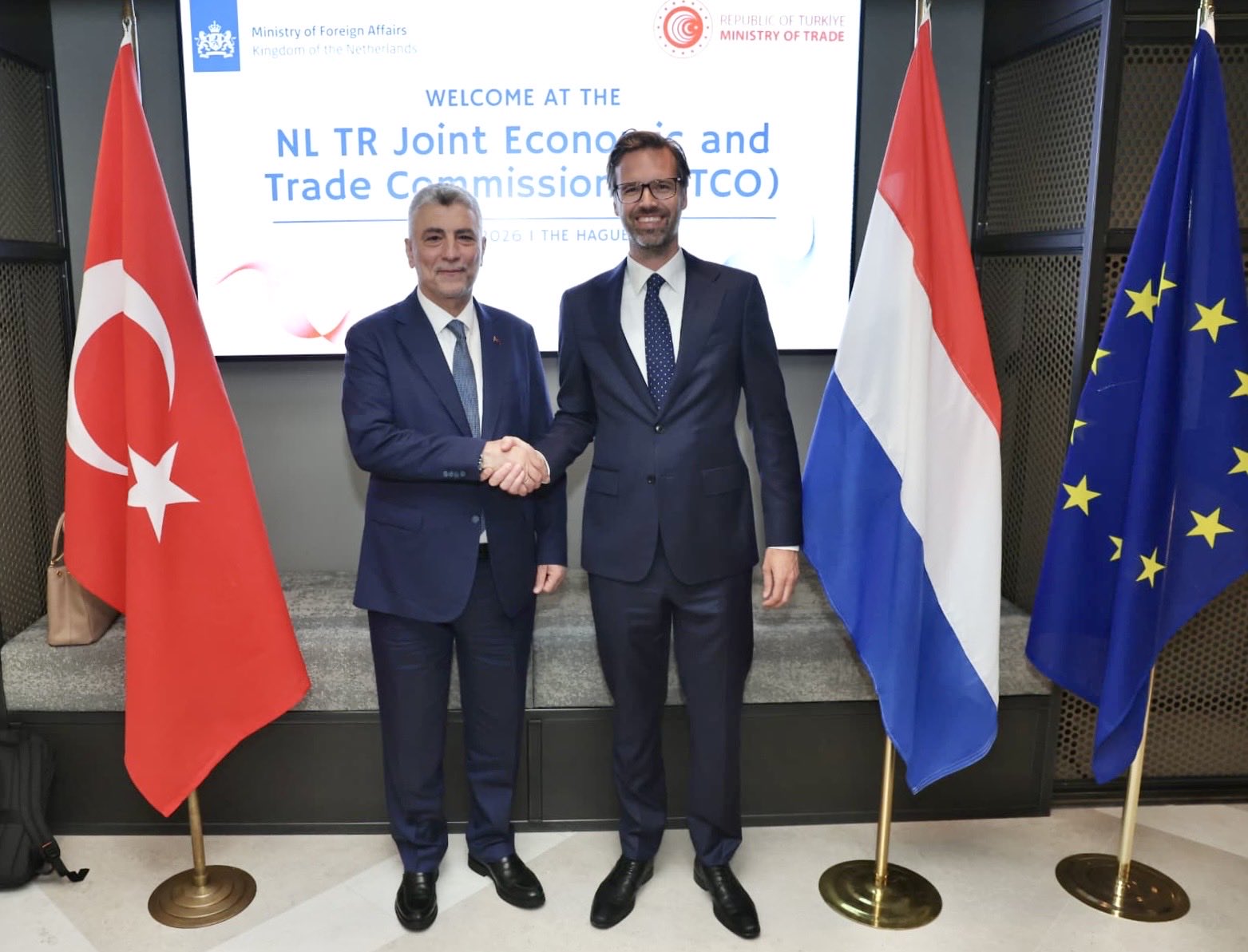 Ticaret Bakanı Ömer Bolat, Hollanda'da