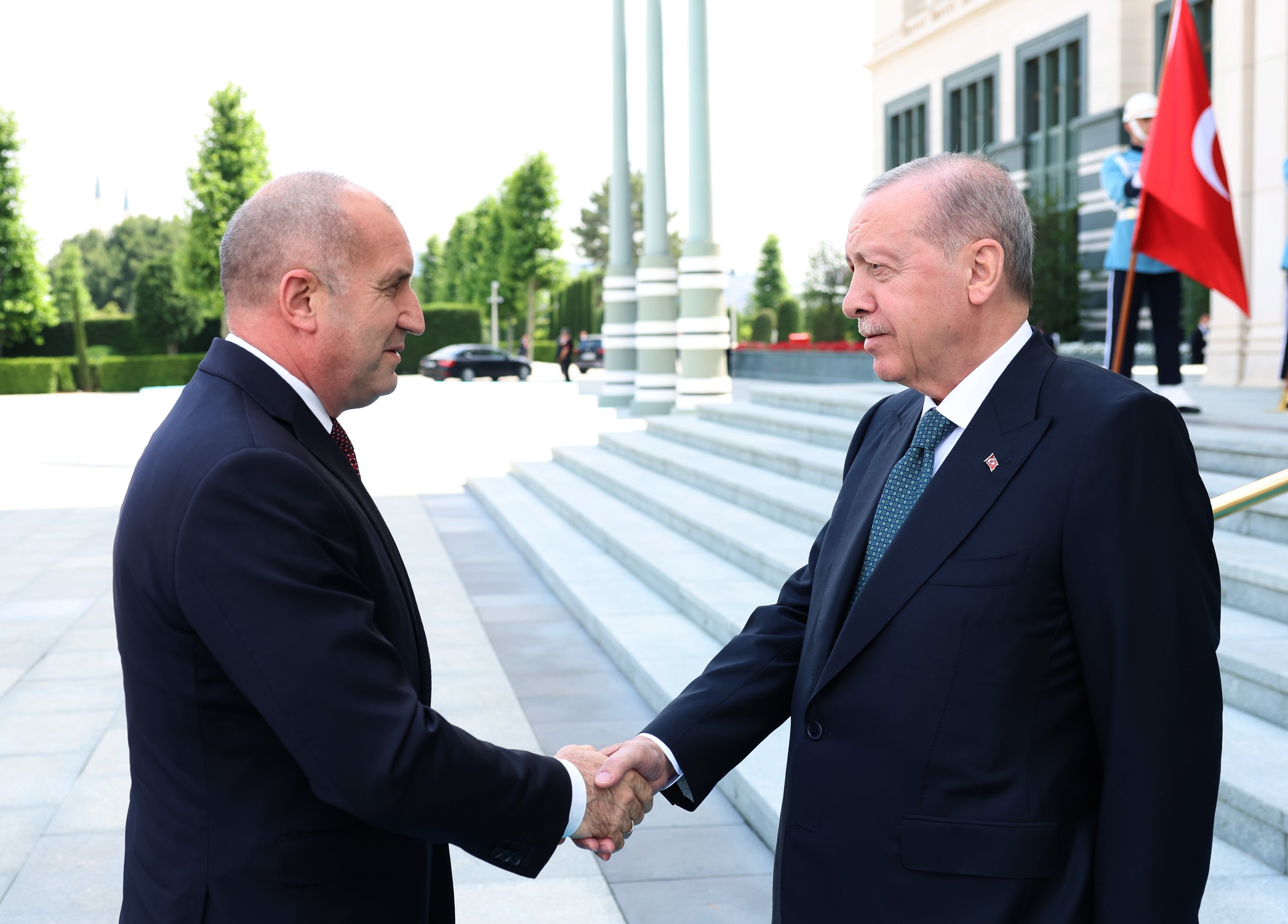 Cumhurbaşkanı Erdoğan, Bulgaristan Başbakanı Radev'i
