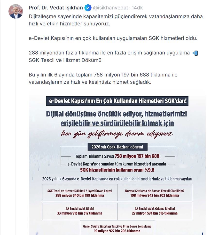 Çalışma ve Sosyal Güvenlik Bakanı