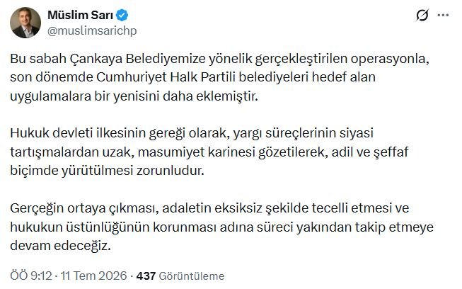 CHP Genel Başkan Yardımcısı Müslim