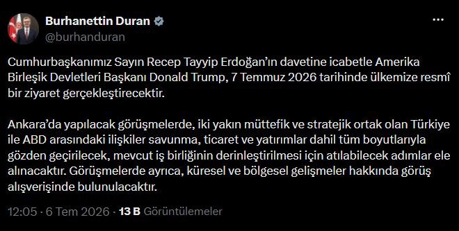 ABD Başkanı Donald Trump, Cumhurbaşkanı