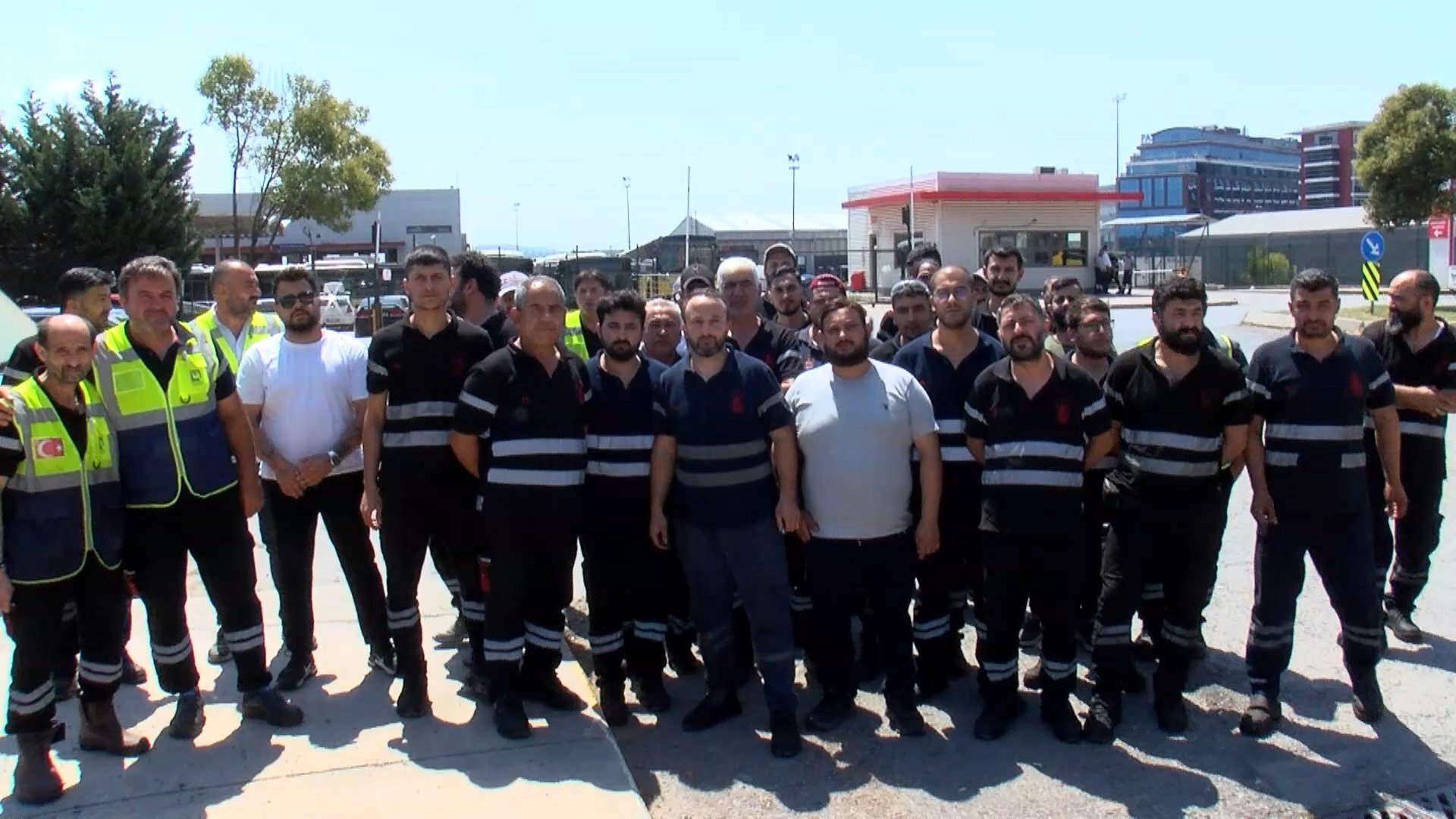 Pendik’teki İETT garajında çalışan yaklaşık