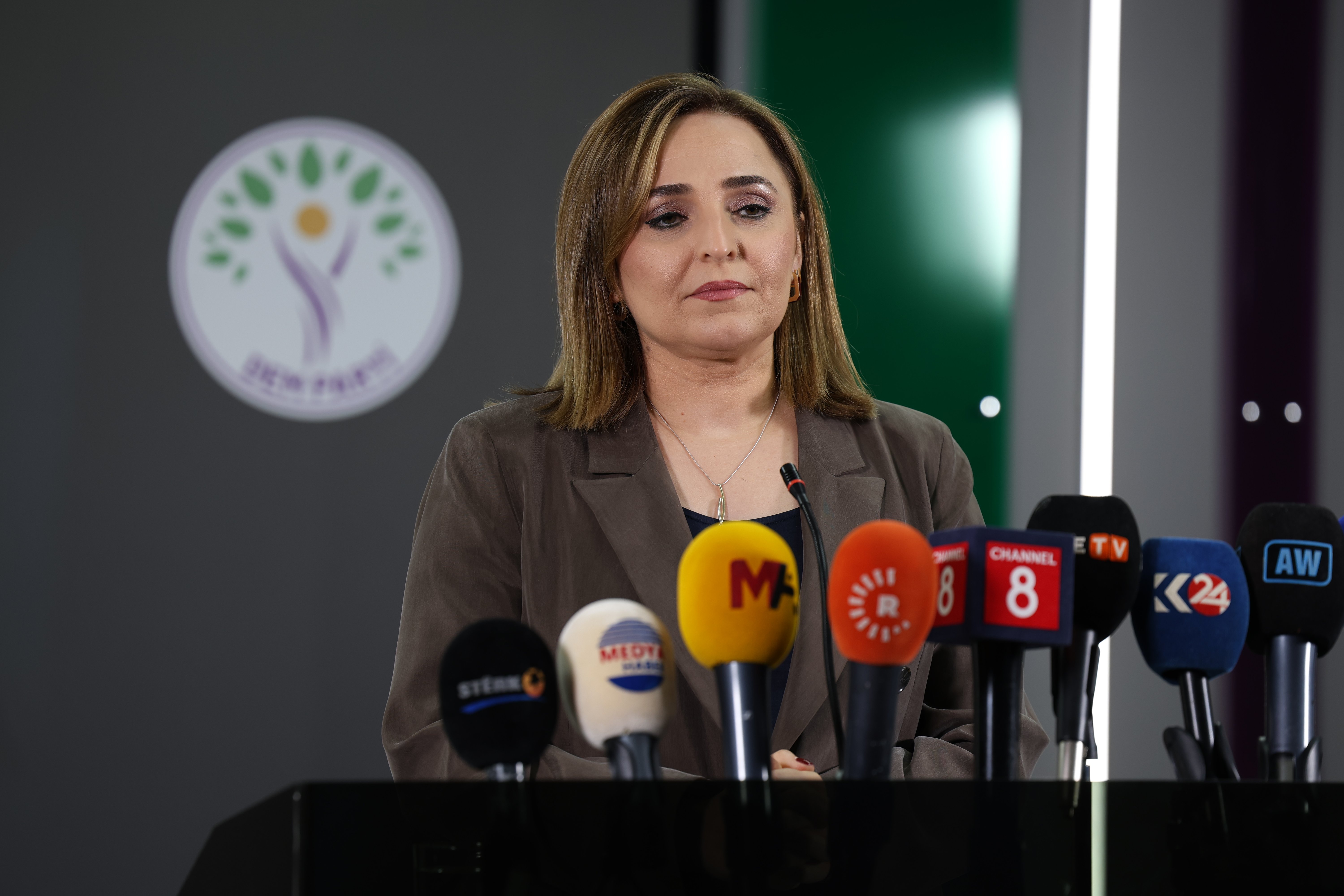 DEM Parti Sözcüsü Ayşegül Doğan,