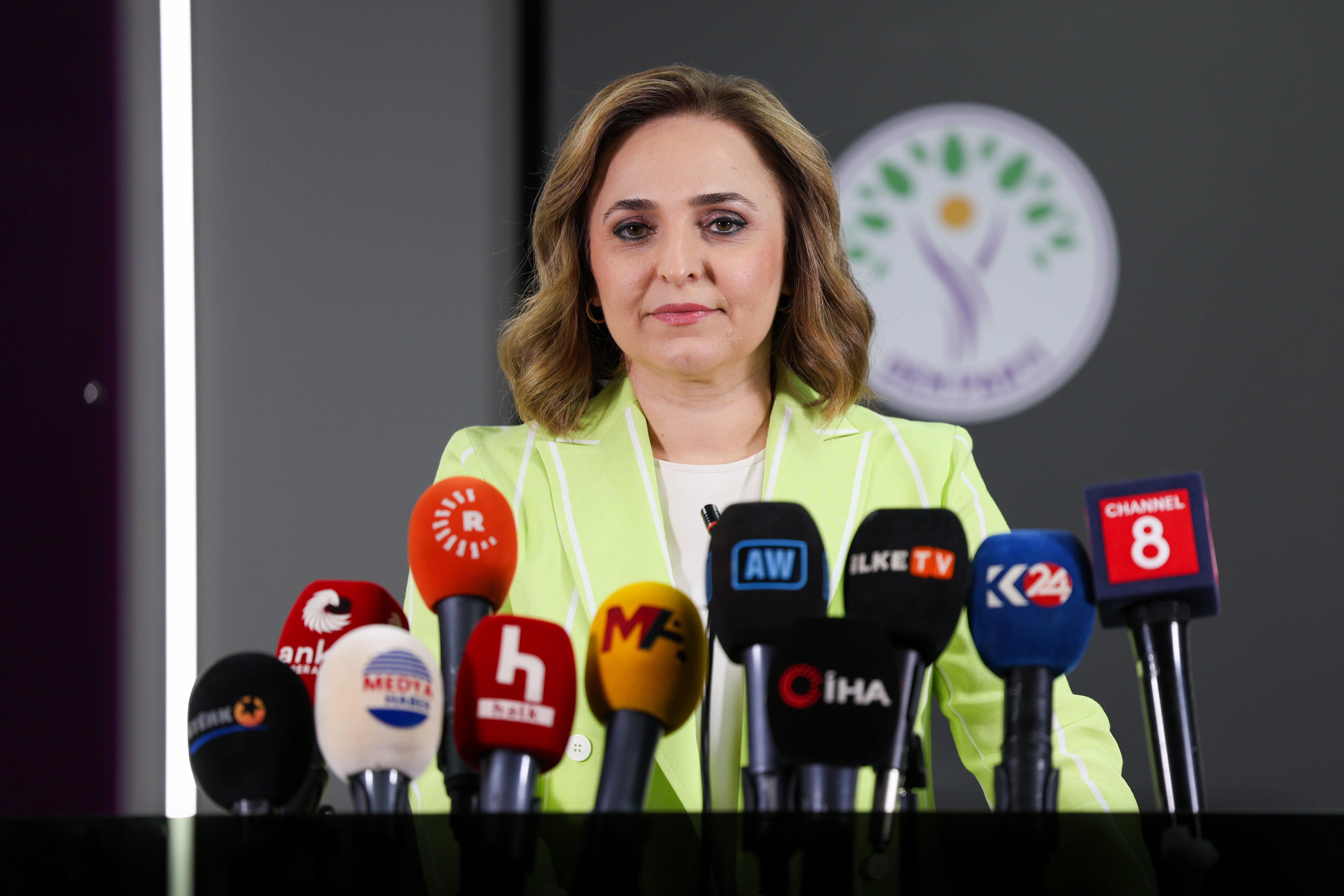 DEM Parti Sözcüsü Ayşegül Doğan,