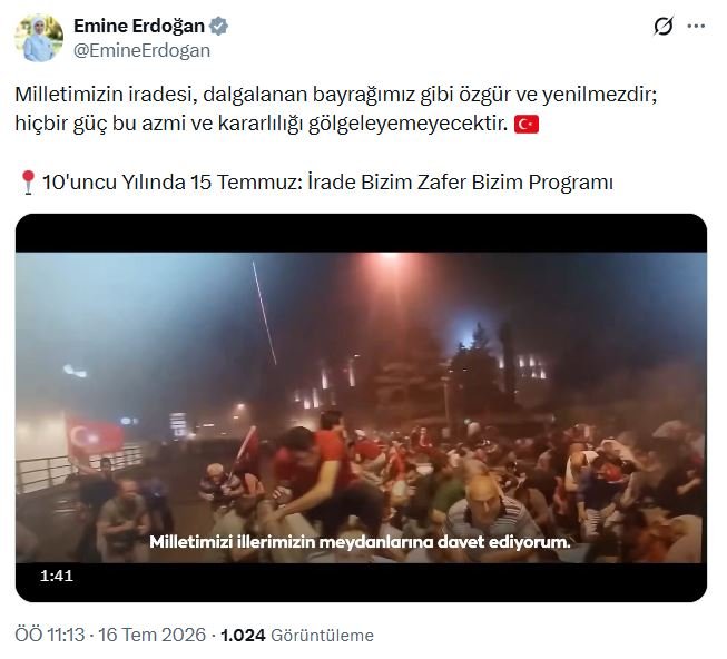 Emine Erdoğan, 10. yılında 15