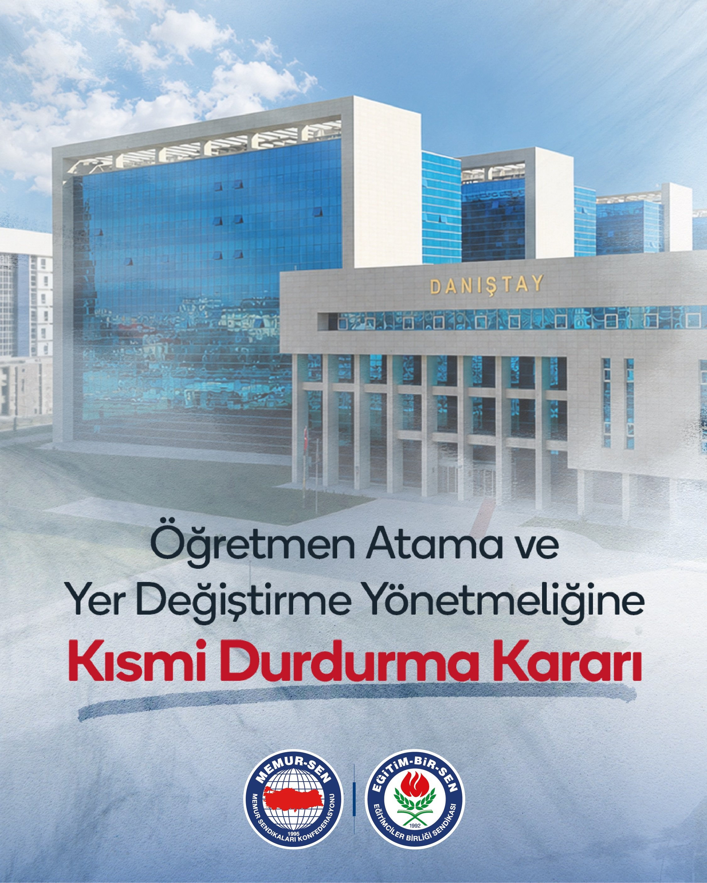 Danıştay, Eğitim-Bir-Sen'in açtığı davada öğretmen