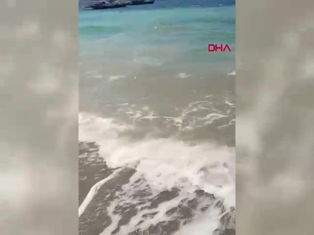 Bodrum İçmeler mevkisinde denizde